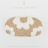 Fully Lined Hair Clip | Fluffy Daisy