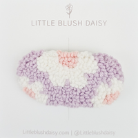 Fully Lined Hair Clip | Fluffy Daisy