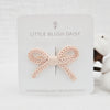 Fully Lined Hair Clip | Dainty Bow