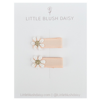 Mini Fully Lined Hair Clip | Lace Daisy