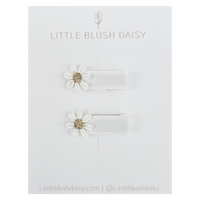 Mini Fully Lined Hair Clip | Lace Daisy