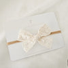 Cream DitsyLittle Blush DaisyBow | Cream Ditsy