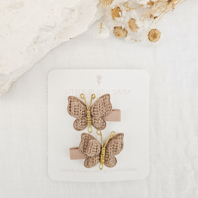 Butterfly Hair Clip | Little Blush Daisy