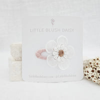 Vintage Lace Daisy Hair ClipsLittle Blush Daisy