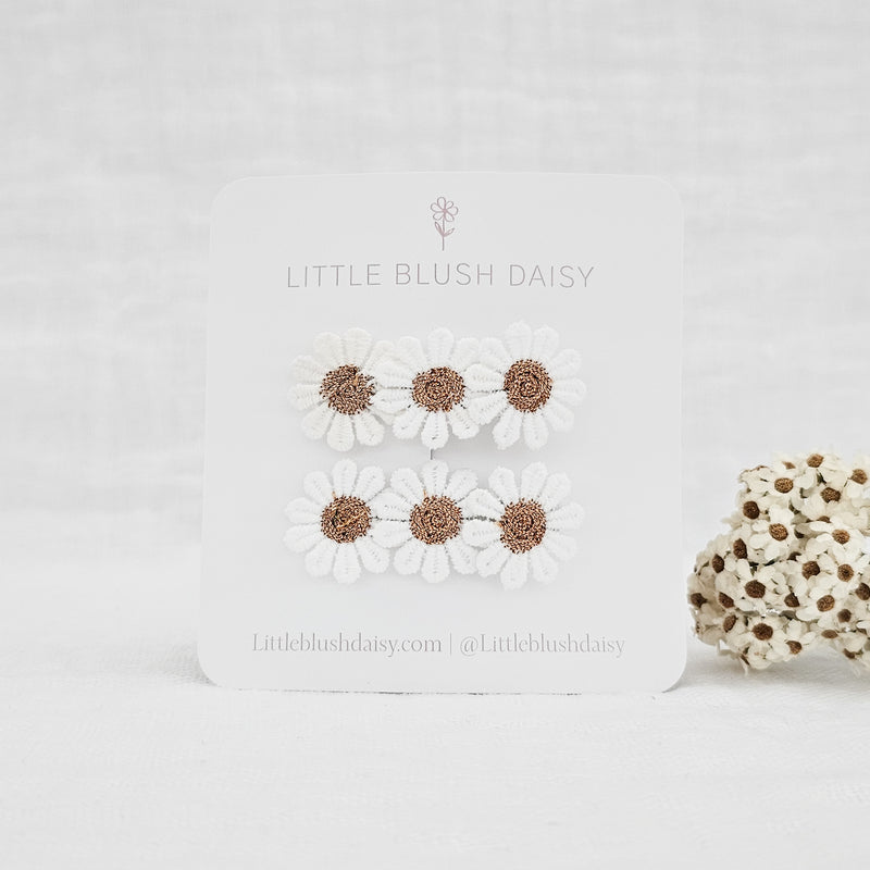 Hair Clips | Little Blush Daisy