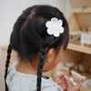 Fully Lined  Hair Clip | Lace Flower