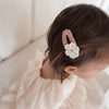 Crochet Hair Clip | Petite Daisy | Rose