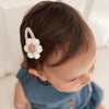 Crochet Hair Clip | Puff Daisy | White