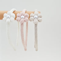 Alice Headband | Pearl Puff Daisy