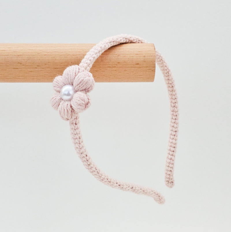 Alice Headband | Pearl Puff Daisy