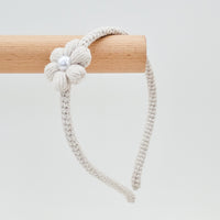 Alice Headband | Pearl Puff Daisy