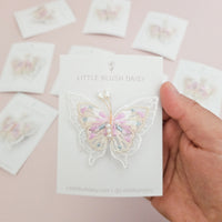 Fully Lined Hair Clip | Fairy Butterfly