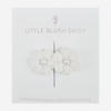 Fully Lined Hair Clip | Petite Pearl Daisy