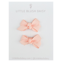 Mini Hair Clip | Ribbon Bow