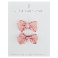 Mini Hair Clip | Ribbon Bow